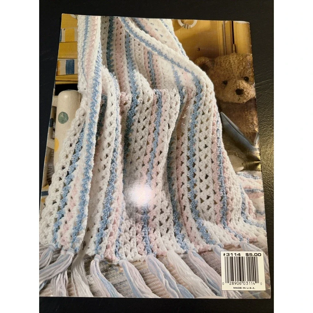 Quick & Sweet Baby Afghans -‎ Crochet Patterns Instructional Booklet EUC